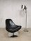 Black Leather Swivel Chair from Ikea 2