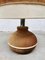 Vintage Suede & Leather Table Lamp 5