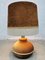 Vintage Suede & Leather Table Lamp 2