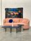 Gebogenes Cottonflower Sofa in Blush Velvet von Kabinet 3