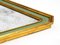 Mid-Century Italian Partly Gilded Wood Wall Mirrors, Set of 2 16