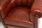 Antique Swedish Leather Club Armchairs, Set of 2 8