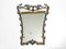 Large Heavy Mid-Century Italian Wall Mirror with an Ornate Brass Frame 1