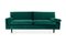 Scandinavian Green Helsinki Sofa, Image 1