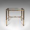 Vintage French Brass Lounge Coffee Table 5