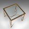 Vintage French Brass Lounge Coffee Table, Image 6