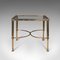 Vintage French Brass Lounge Coffee Table 3