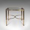 Vintage French Brass Lounge Coffee Table, Image 4