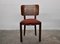 Vintage Italian Walnut Dining Chairs, 1930s, Set of 6 2