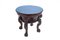 Antique Round Coffee Table with Lions, 1900 1