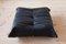 Black Leather Togo Sofa and Pouf Set by Michel Ducaroy for Ligne Roset, 1970s, Set of 2 8