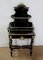 Small Napoleon III Mid 19th Century Black Wooden Desk 5