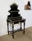 Small Napoleon III Mid 19th Century Black Wooden Desk, Image 2