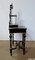 Small Napoleon III Mid 19th Century Black Wooden Desk 34