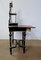 Small Napoleon III Mid 19th Century Black Wooden Desk 35