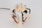 Würfelförmige Tischlampe aus marmoriertem Glas von Peill & Putzler 10