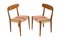 Chaises en Suède de Skaraborgs Furniture Industry, 1960s, Set de 2 1