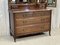 Vintage English Walnut Dresser 6