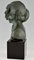 Buste de Satyre Art Déco en Bronze par Maxime Real Del Sarte 4