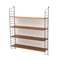 Wood and Metal Shelving Unit, 1950s 6