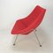 Sedia Oyster Mid-Century con poggiapiedi di Pierre Paulin per Artifort, anni '60, set di 2, Immagine 5