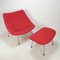 Mid-Century Oyster Chair and Ottoman by Pierre Paulin for Artifort, 1960s, Set of 2, Image 16