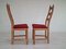 Danish Design Oak Wood Chairs by Henning Kjærnulf, 1960s, Set of 2 4
