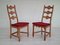 Danish Design Oak Wood Chairs by Henning Kjærnulf, 1960s, Set of 2 1