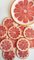Pink Grapefruit Coasters by Federica Massimi, Set of 6 4