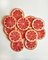 Pink Grapefruit Coasters by Federica Massimi, Set of 6, Image 1