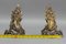 French Louis XV Style Bronze and Iron Firedogs, Set of 2, Image 15