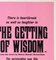 Poster del film The Getting of Wisdom Academy Cinema London di Strausfeld, Regno Unito, 1977, Immagine 5