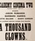 Affiche de Cinéma Quad A Thousand Clowns Academy par Strausfeld, Royaume-Uni, 1966 3