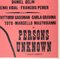 Charmants Garcons / Persons Unknown Academy Cinema Film Poster by Strausfeld, 1966, Image 8