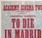 Poster del film To Die in Madrid di Strausfeld, Regno Unito, 1967, Immagine 3