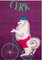 Polish Samoyed Dog Cycling Circus Poster by Gustaw Majewski, 1965 1