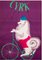 Polish Samoyed Dog Cycling Circus Poster by Gustaw Majewski, 1965, Image 1