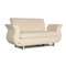 Cream Fabric Two-Seater Couch by Bretz Moon 7