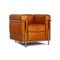 Leather Cognac Lc2 Armchair Le Corbusier for Cassina 1
