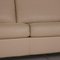 Beige Leather 3-Seat Couch by Rolf Benz, Image 3