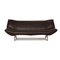 Brown Leather Tango 3-Seat Couch from Leolux 3