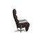 Swiss Dark Brown Leather Armchair with Relax Function 8