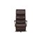 Swiss Dark Brown Leather Armchair with Relax Function 7