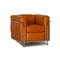 Cognac Leather Lc2 Armchair by Le Corbusier for Cassina 1