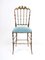 Italian Light Blue Velvet Chair, Image 2