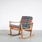 Dutch Oak Rocking Chair by M. Nissen for Pastoe, 1950s 1