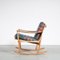 Dutch Oak Rocking Chair by M. Nissen for Pastoe, 1950s, Image 3