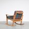 Dutch Oak Rocking Chair by M. Nissen for Pastoe, 1950s, Image 4