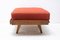 Mid-Century Footstool by Frantisek Jirák for Tatra Nabytok, 1960s 5