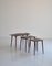 Danish Modern Rosewood Nesting Tables by A. Jacobsen, 1960s, Set of 3 6